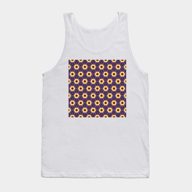 honeycomb with flowers Tank Top by redwitchart